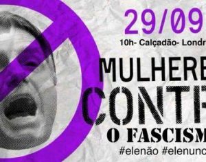 Londrinenses realizam manifestação contra Bolsonaro no Calçadão