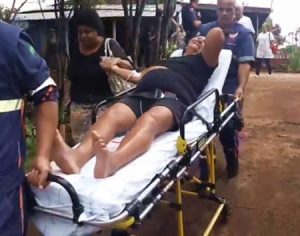 Idosa passa mal durante reintegração de posse em Londrina