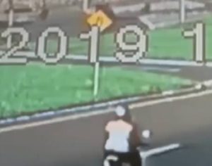 Vídeo mostra momento do acidente que vitimou motoboy em Londrina