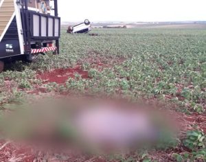 Jovem de 17 anos morre em capotamento de carro na PR-090 na região de Londrina
