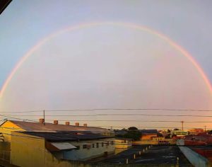 Lindo arco-íris em Londrina
