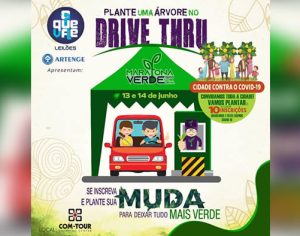 Maratona Verde faz plantio de árvores via ‘drive thru’ em Londrina