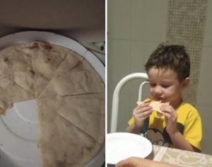 Pizzaria envia pizza sem recheio para menino autista que só come massa