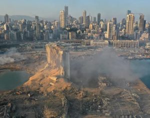 Veja a região portuária de Beirute antes e depois da explosão