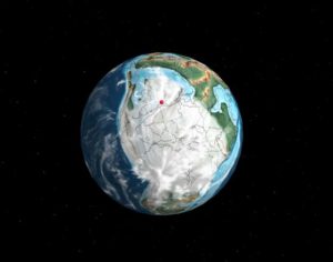 Mapa mostra localização de cidades na Terra há 750 milhões de anos atrás