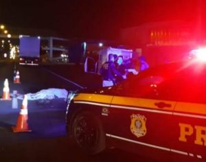 Idosa morre após ser atropelada na BR-369, próximo ao Detran, em Londrina