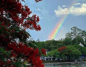 Lindo arco-íris em Londrina