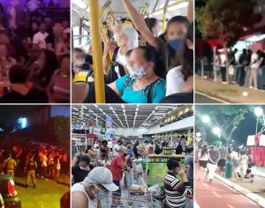 Mesmo com hospitais cheios, Londrina vive cenário de aglomerações
