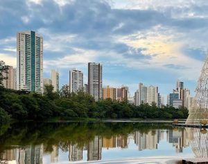 Lindo registro do Igapó em clima de Natal