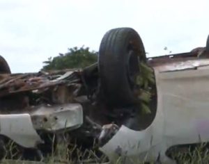 Homem perde o controle de carro e capota na Zona Norte de Londrina