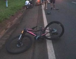 Homem morre após acidente de bicicleta em Ibiporã; outra ciclista fica ferida