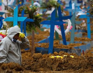 Brasil supera 250 mil mortos e registra ritmo acelerado de óbitos por covid