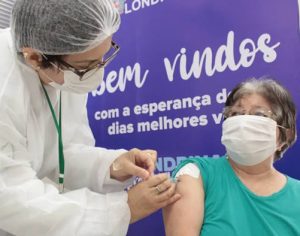 Londrina aplicou 100% das vacinas anti-covid enviadas para 1ª dose
