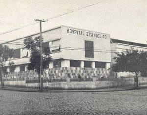 Registro do antigo Hospital Evangélico de Londrina em 1960