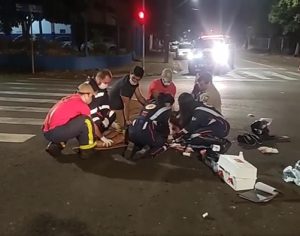 Motociclista fica em estado grave após acidente em Londrina