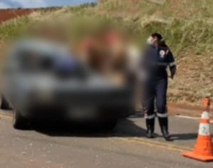 Criança morre e avô fica ferido em acidente na PR-090 na região de Londrina