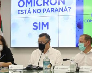 Paraná confirma transmissão comunitária da variante ômicron