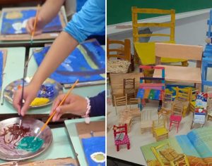 Alunos de escola de Londrina expõem produções sobre Van Gogh