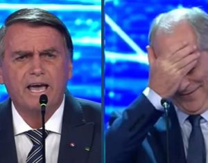 Bolsonaro ataca jornalista durante debate: ‘Dorme pensando em mim’