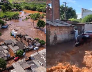 Vídeo: Barragem transborda e causa destruição no Norte do Paraná