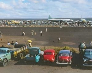 1956: foto incrível mostra inauguração da pista do Aeroporto de Londrina
