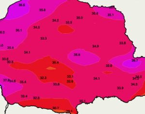 Que calorão: Veja a lista das cidades mais quentes do Paraná neste sábado