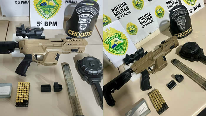 Polícia apreende armamento em Londrina