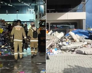 Laje de supermercado desaba e mata três pessoas em Pontal do Paraná