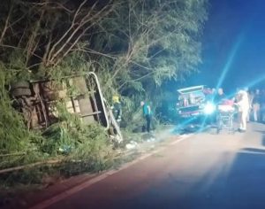 Identificadas as vítimas do acidente com ônibus no Norte do Paraná