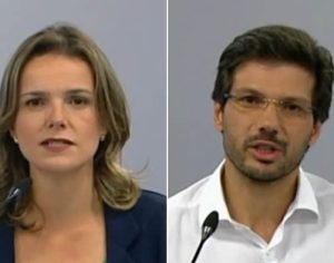 Maria Tereza e Tiago Amaral participam de debate último debate na TV