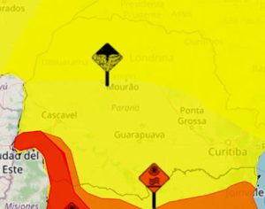 Inmet emite alertas de chuvas e onda de calor no Paraná; veja Londrina