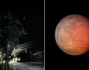 Londrinenses registram imagens incríveis da ‘Lua de Sangue’; veja fotos