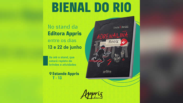 Lara Bridi livro adrenalina rock