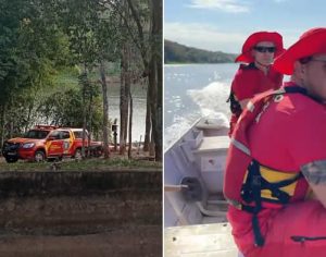 Equipes de resgate buscam por pescador que desapareceu no Tibagi