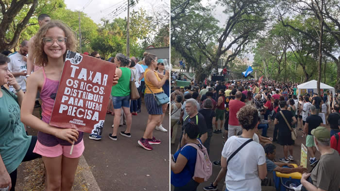 protesto ato blindagem londrina