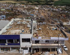 Paraná confirma sétima morte após tornado em Rio Bonito do Iguaçu